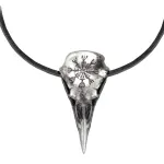 Helm of Awe Ravenskull Gothic Necklace