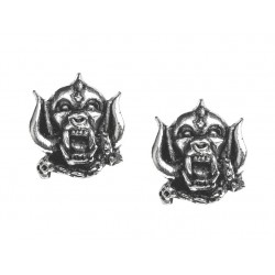 Motorhead War-Pig Pewter Earrings