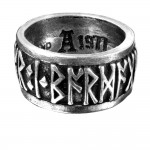 Runeband Pewter Ring