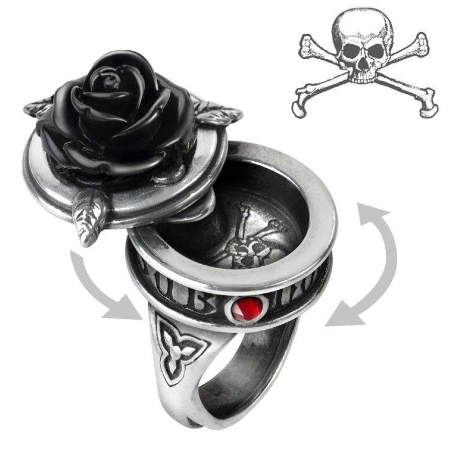 Single Rose Ring 5 by Desviado