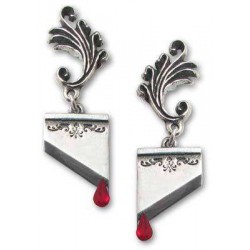 Marie Antoinette Blade Earring Pair