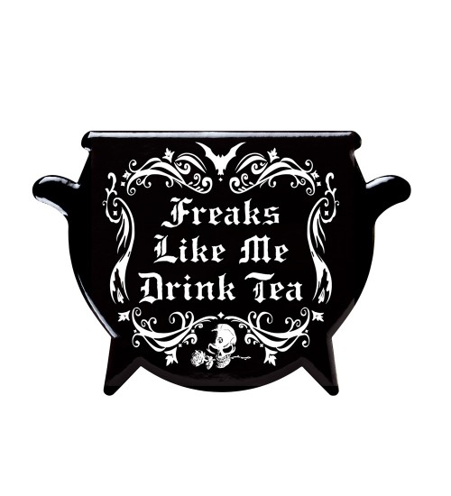 Freaks Like Me Ceramic Cauldron Coaster