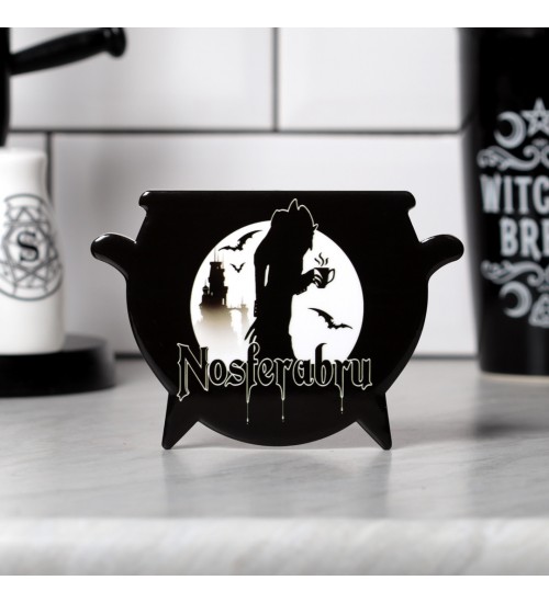 Nosferabru Vampire Ceramic Cauldron Coaster