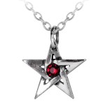 Crystal Pentagram Protection Necklace