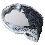 Nevermore Skull Raven Compact Makeup Mirror