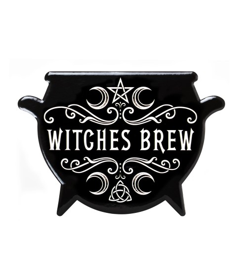 Witches Brew Ceramic Cauldron Coaster