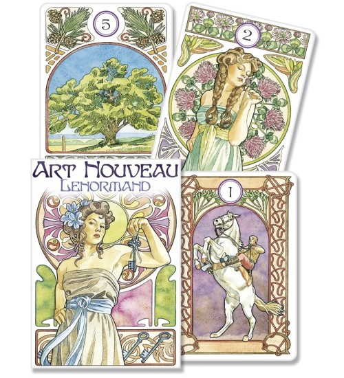 Art Nouveau Lenormand Oracle Cards