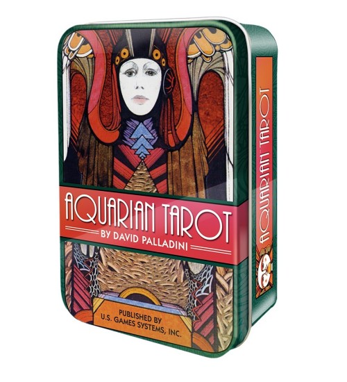 Aquarian Tarot Cards in a Tin