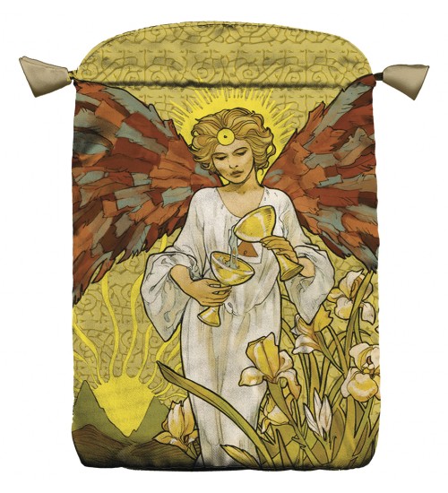 Art Nouveau Angel Satin Bag