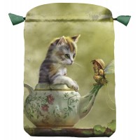 Fantasy Cat Satin Bag