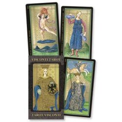 Golden Tarot of Visconti Grand Trumps Italian Tarot Cards