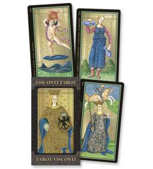 Golden Tarot of Visconti Grand Trumps Italian Tarot Cards
