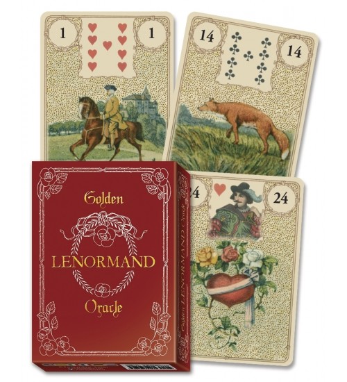 Golden Lenormand Oracle Cards