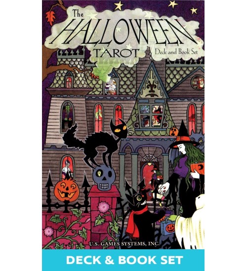 Halloween Tarot Cards Deck and Book Set