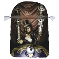 Steampunk High Priestess Satin Tarot Bag