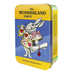 The Wonderland Tarot Cards in a Tin