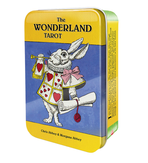 The Wonderland Tarot Cards in a Tin