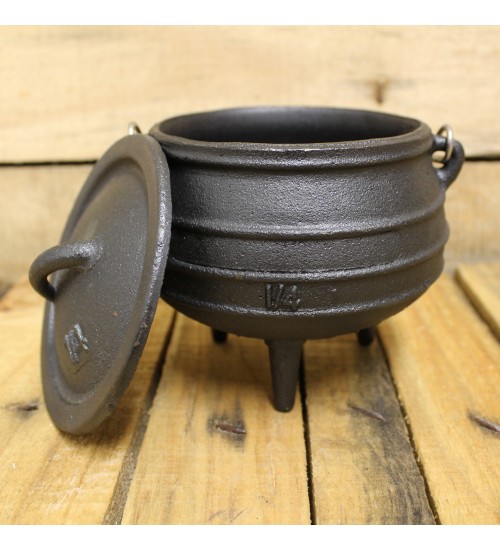 Cast Iron Potjie Cauldron - 23 oz., Size 1/4