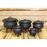 Cast Iron Potjie Cauldron - 4.75 Gallon, Size 8