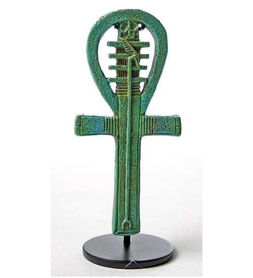 Egyptian Ankh Djed Was Amulet Statue