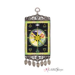 Wheel of the Year Mini Carpet Wall Hanging