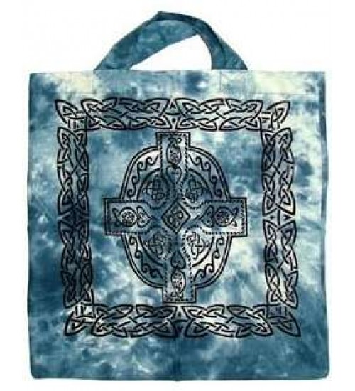 Celtic Cross Cotton Tote Bag