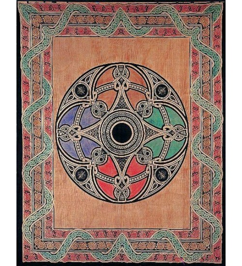 Celtic Print Handloomed Woven Tapestry