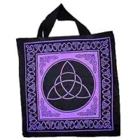 Triquetra Charmed Symbol Cotton Tote Bag