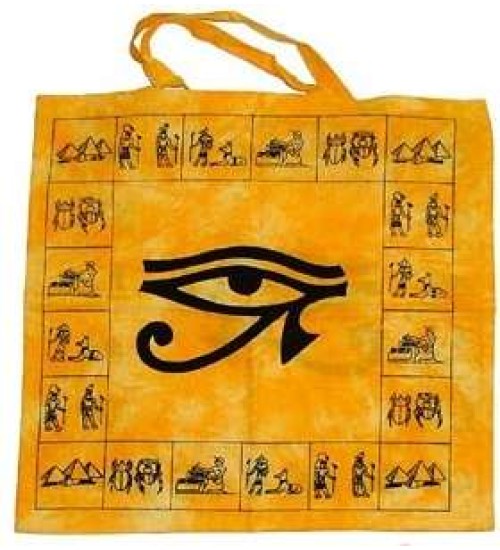 Egyptian Eye of Horus Cotton Tote Bag