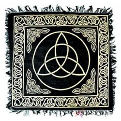 Triquetra Altar Cloth - Gold and Black