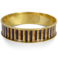 Egyptian King Tut Striped Bangle Bracelet
