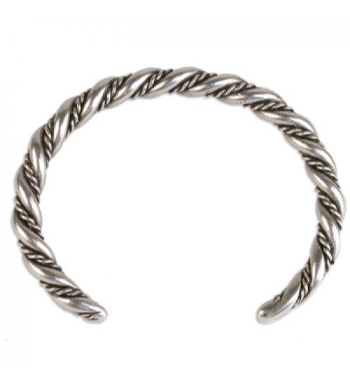 Viking Twisted Rope Cuff Bracelet