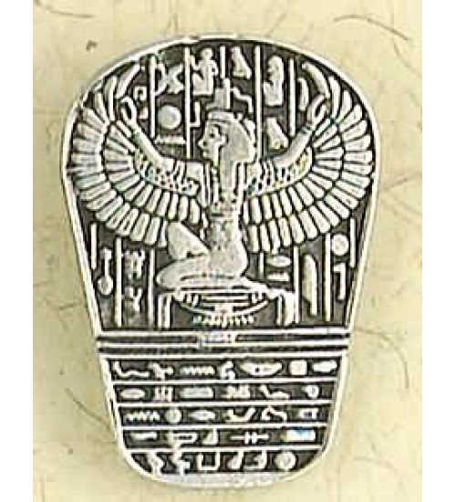 Isis Heiroglyphic Stele Pewter Necklace