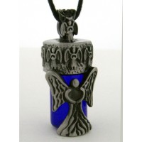 Angel Pewter Bottle Necklace