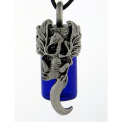 Dragon Essential Oil Bottle Vial Necklace