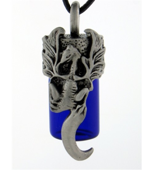 Dragon Essential Oil Bottle Vial Necklace