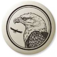 Bald Eagle Pathfinder Animal Totem Porcelain Necklace