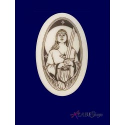 Lady of the Lake Arthurian Legends Porcelain Necklace