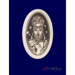 Merlin The Wizard Arthurian Legends Porcelain Necklace