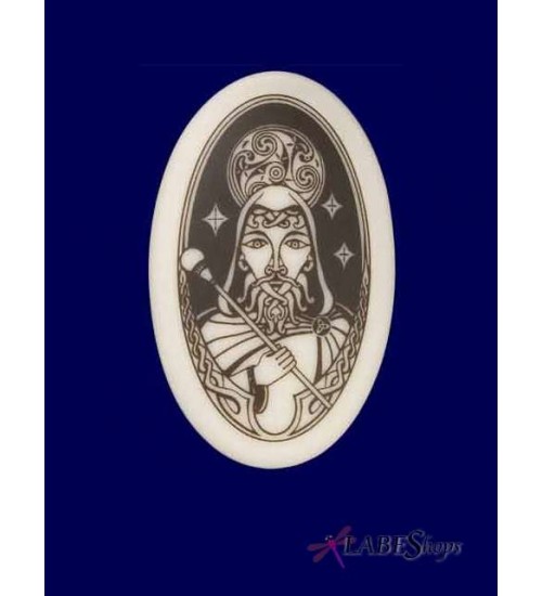 Merlin The Wizard Arthurian Legends Porcelain Necklace