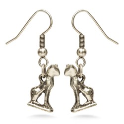 Bastet Egyptian Cat Earrings