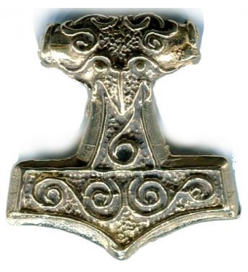 Raven Thors Hammer Pendant