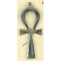 Ankh Plain Pewter Necklace