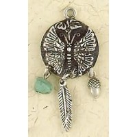 Butterfly Animal Spirit Sterling Silver Necklace