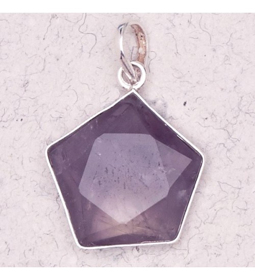 Amethyst 5 Point Prisma Star Pendant