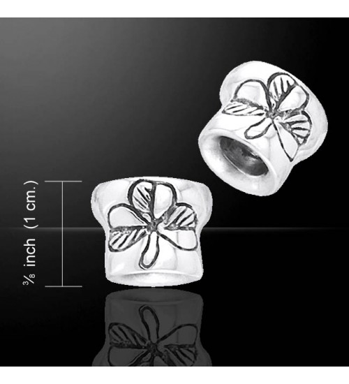 Shamrock Sterling Silver Story Bead