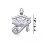 Eye of Horus Silver Charm