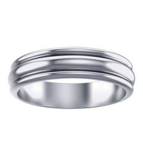 Plain Sterling Silver Fidget Spinner Ring