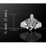 Aboriginal Turtle Silver Toe Ring