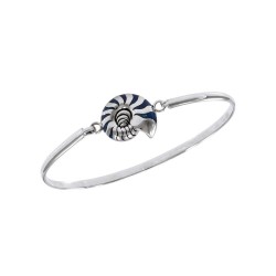 Nautilus Shell Spring Lock Bracelet